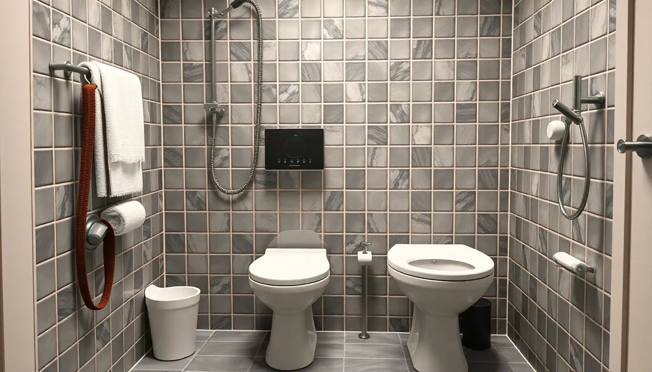 effektiv rengøring af toilet - Illustration