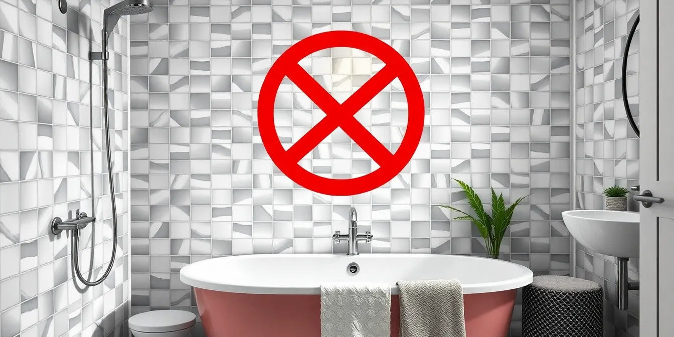 professionel rengøring af badeværelse - Illustration