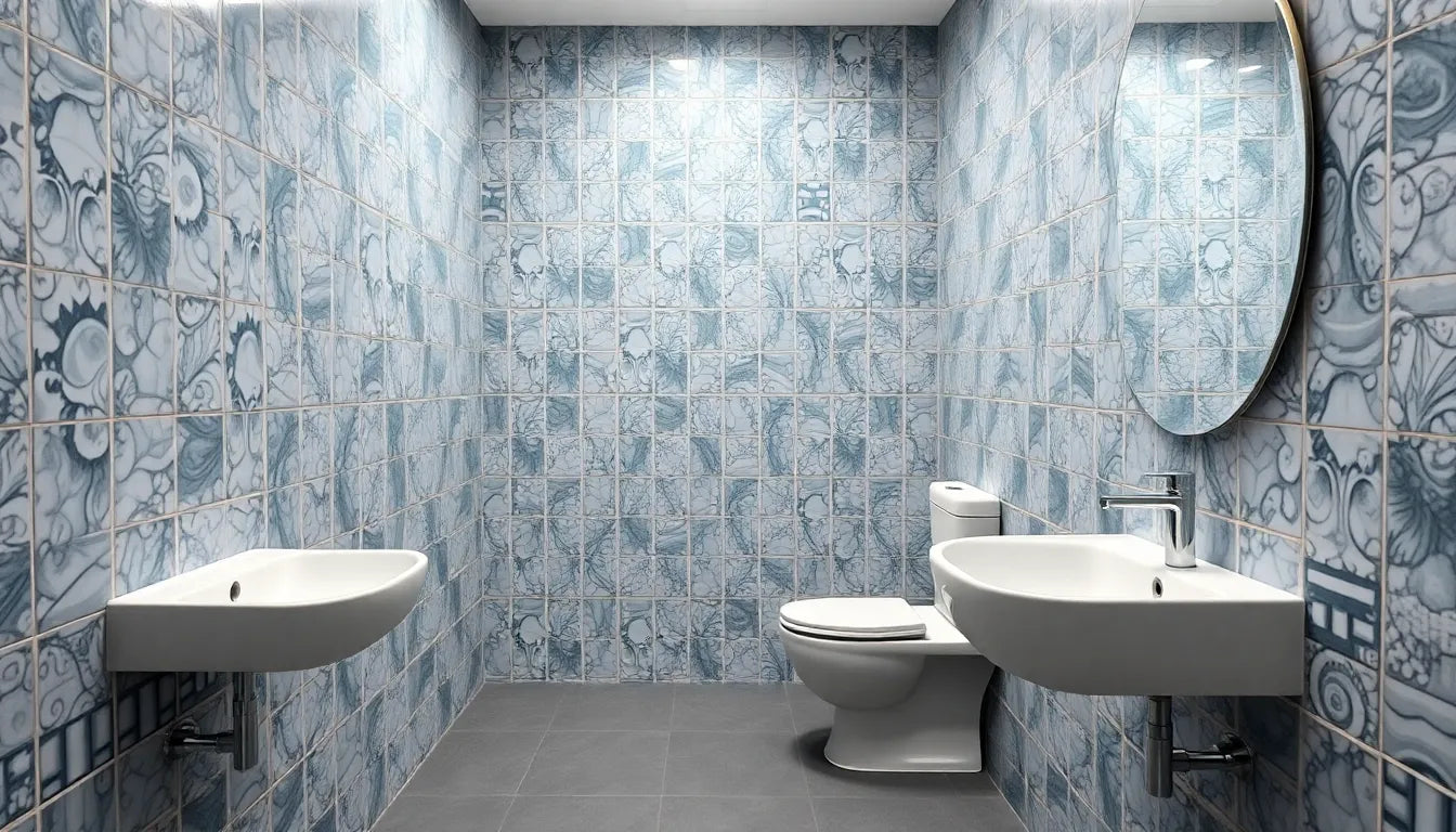 professionel rengøring af toilet - Illustration